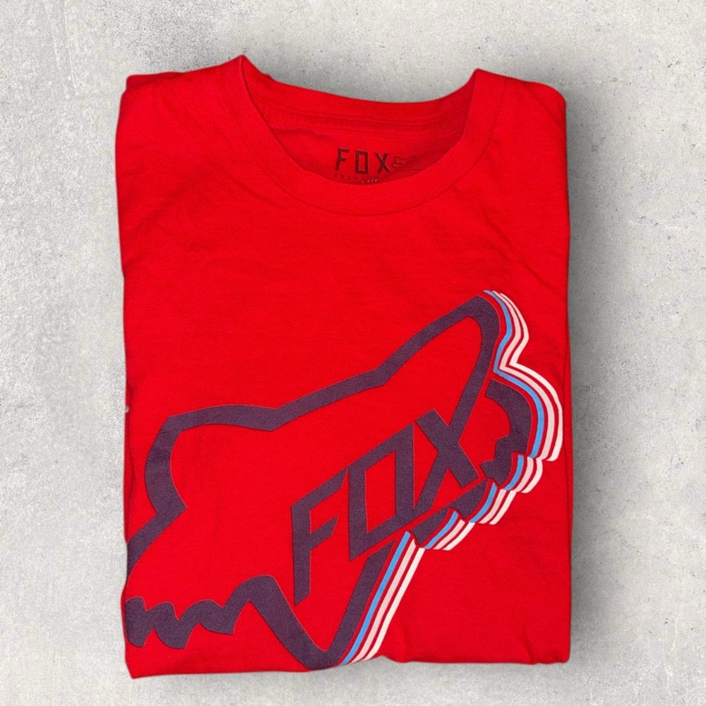 Fox Racing Bold Red Short Sleeve Tee Men’s Medium - Picture 5 of 5